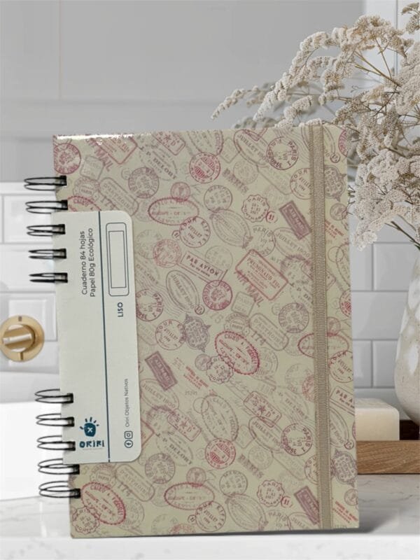 Cuaderno Sellos Antiguos Tapa Dura