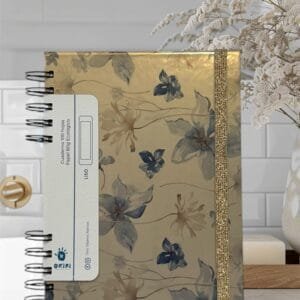 Cuaderno Dorado Tapa Dura