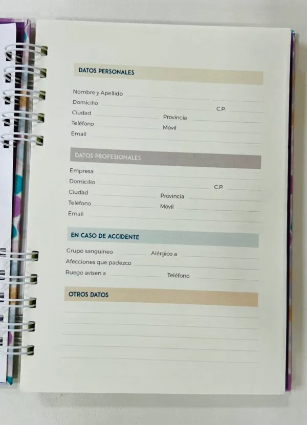 Cuaderno Círculos Pastel Tapa Dura - Imagen 3