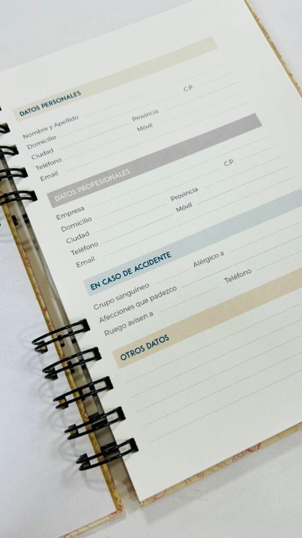 Cuaderno Sellos Antiguos Tapa Dura - Imagen 2