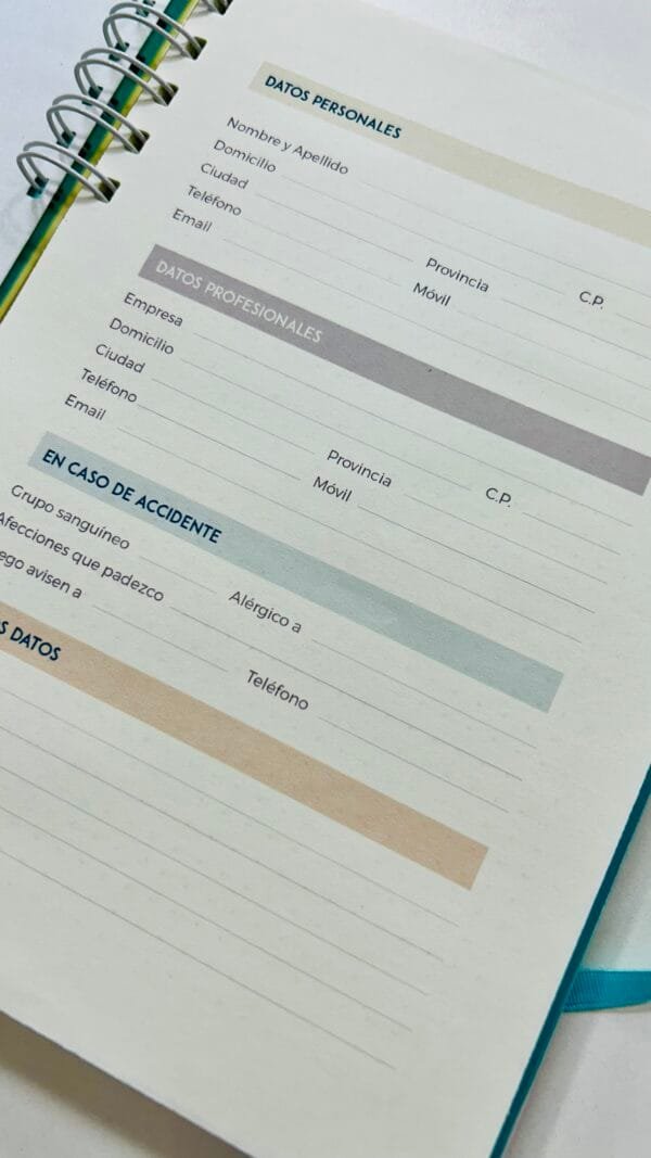 Cuaderno Rayas Pastel Tapa Dura - Imagen 4