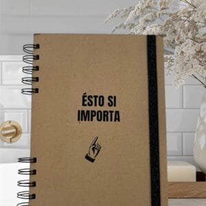 Cuaderno Kraft Esto si importa