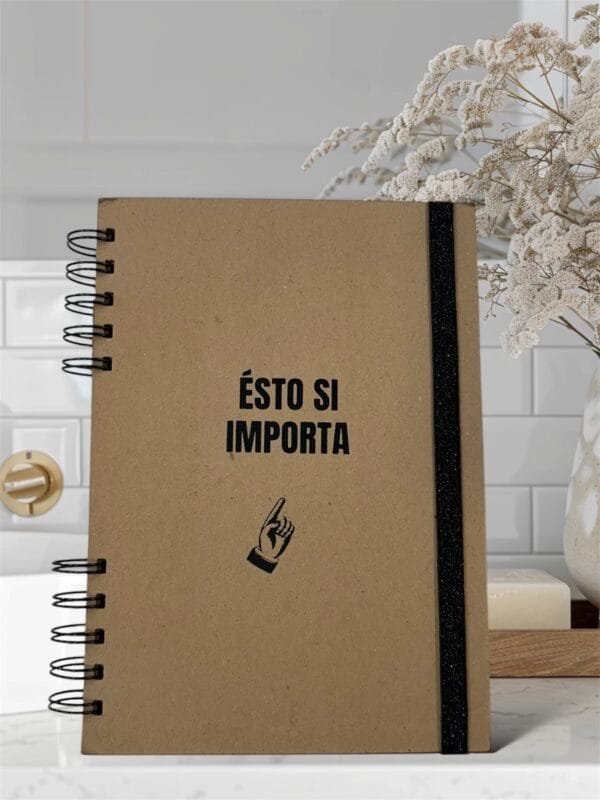 Cuaderno Kraft Esto si importa