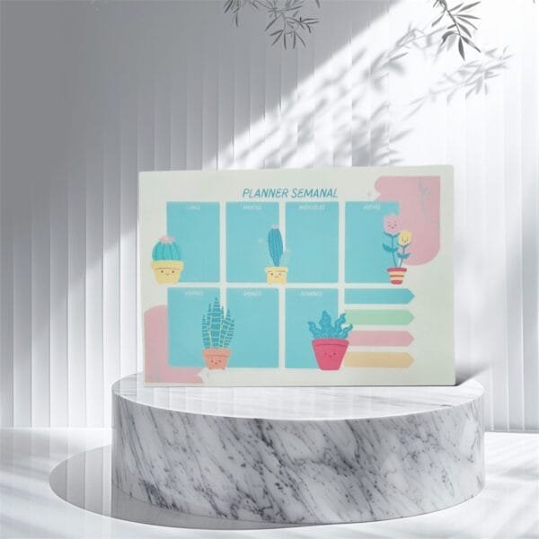 Planner Semanal A5 N°4 x 50 hojas