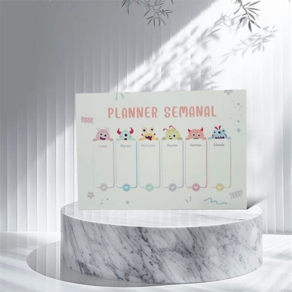 Planner semanal A5 N°2 x 50 hojas
