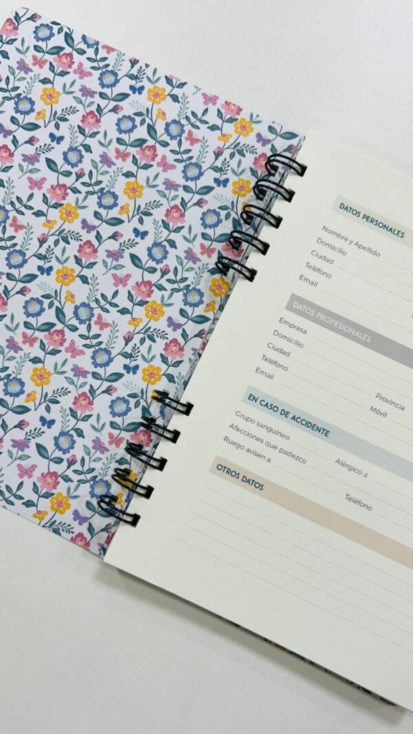 Cuaderno primavera A5 Liso Tapa flexible - Imagen 2