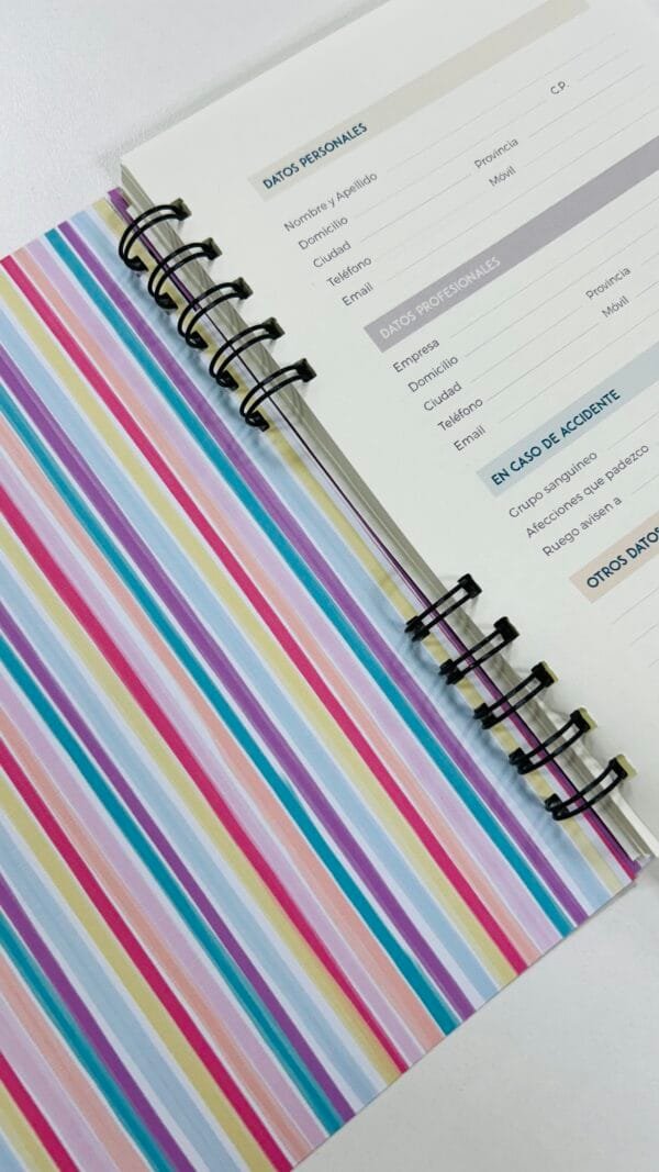 Cuaderno Rayas A5 Rayado Tapa Flexible - Imagen 2