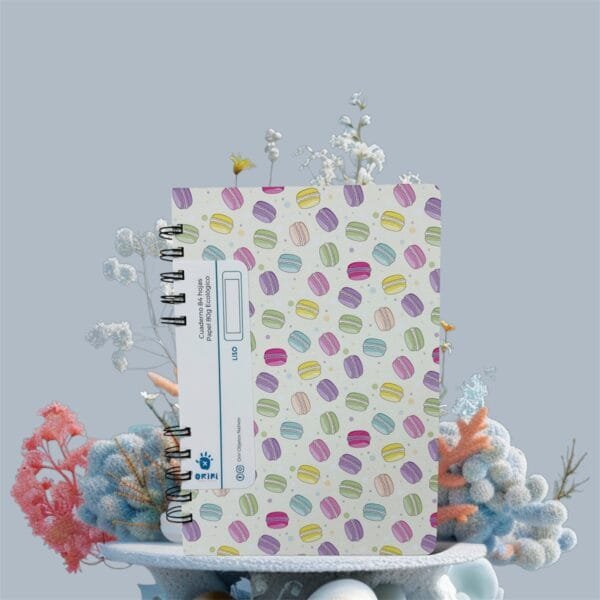 Cuaderno Macarons A5 Liso Tapa Flexible