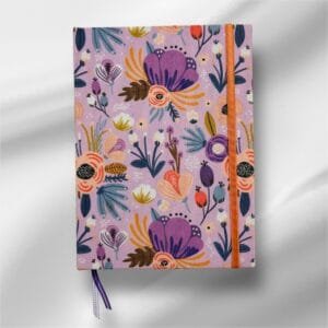 Cuaderno Violeta Punteado Cosido a Hilo A5