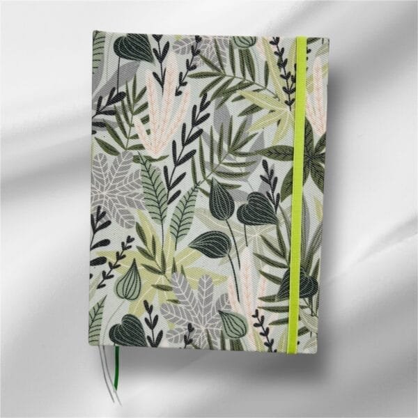 Cuaderno Verde Liso Cosido a Hilo A5 Tapa Dura