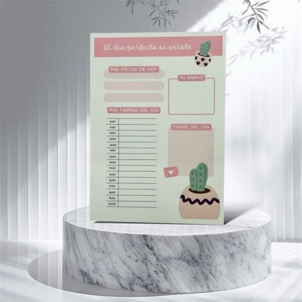 Planner Diario A5 N°2 x 50 hojas