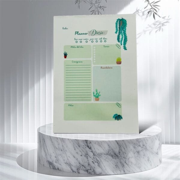 Planner Diario A5 N°5 x 50 hojas